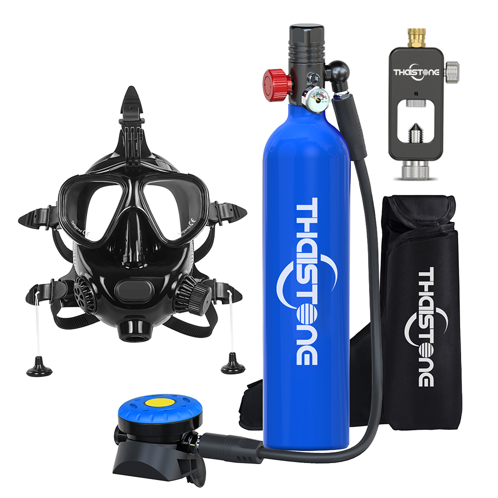 Oxygen Mask Non-Rebreather - THAISTONE Colorful 1L Scuba Oxygen Tank