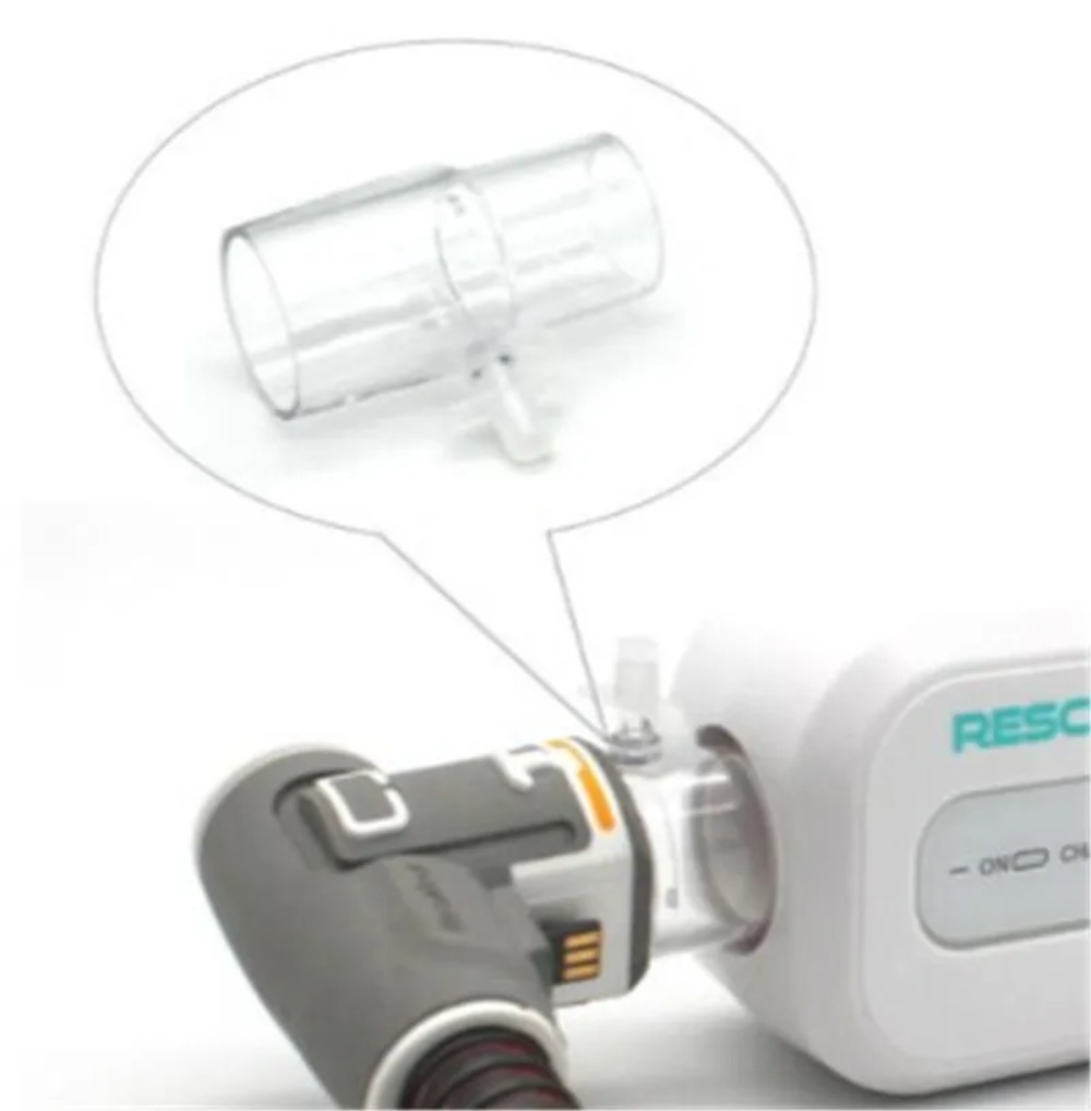 Oxygen Mask Non-Rebreather - Respirator Oxygen Tee Anesthesia Valve Pipe