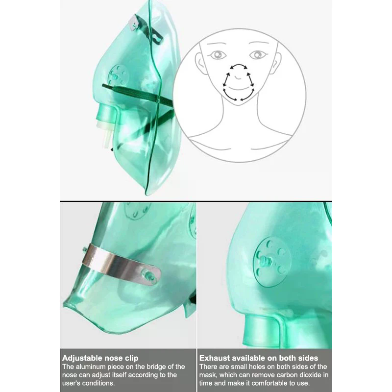 /Kuz/Adult/Child High Concentr - Oxygen Mask Non-Rebreather ulasan dan harga