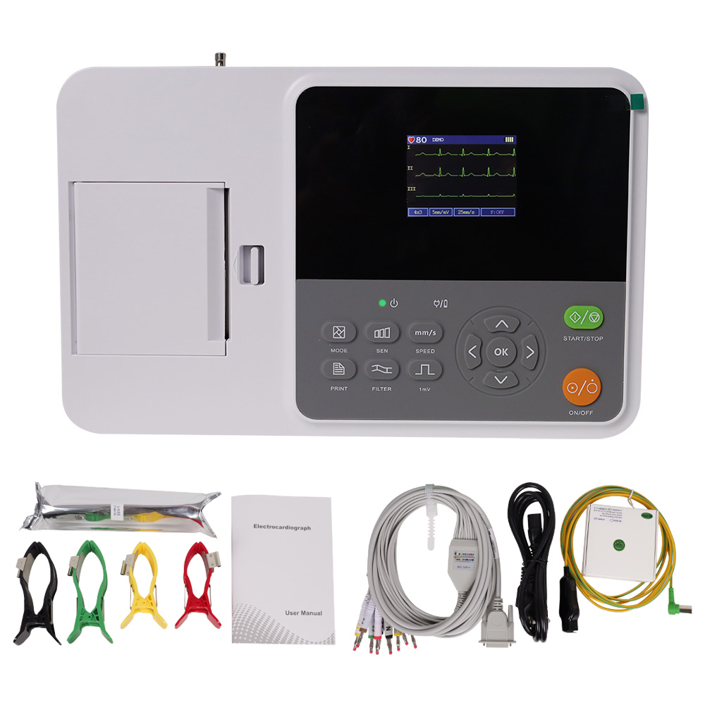 CONTEC E3 Portable Digital 3 C - Ekg Ecg Machine Portable ulasan dan harga