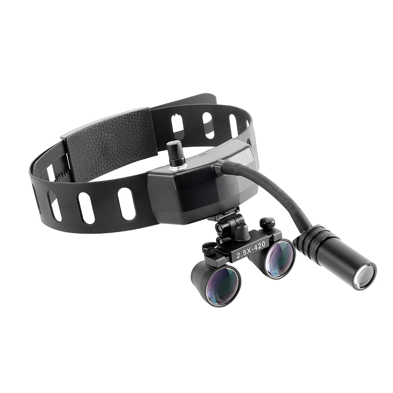 Loupe Glasses Type 5W LED Ligh - Led Medical Headlight ulasan dan harga