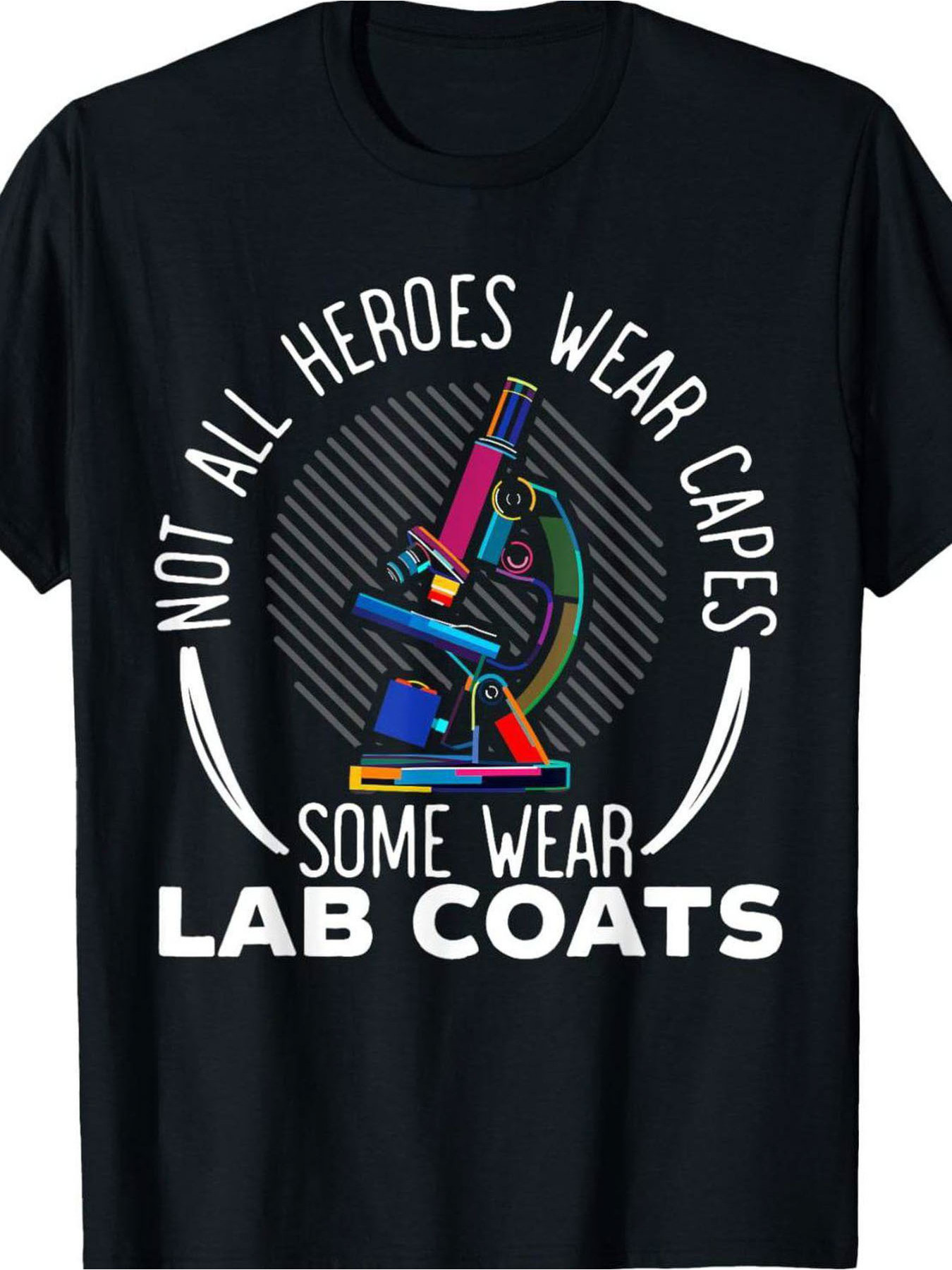 Men'S Black Crew Neck Short Sl - Medical Laboratory Technician ulasan dan harga