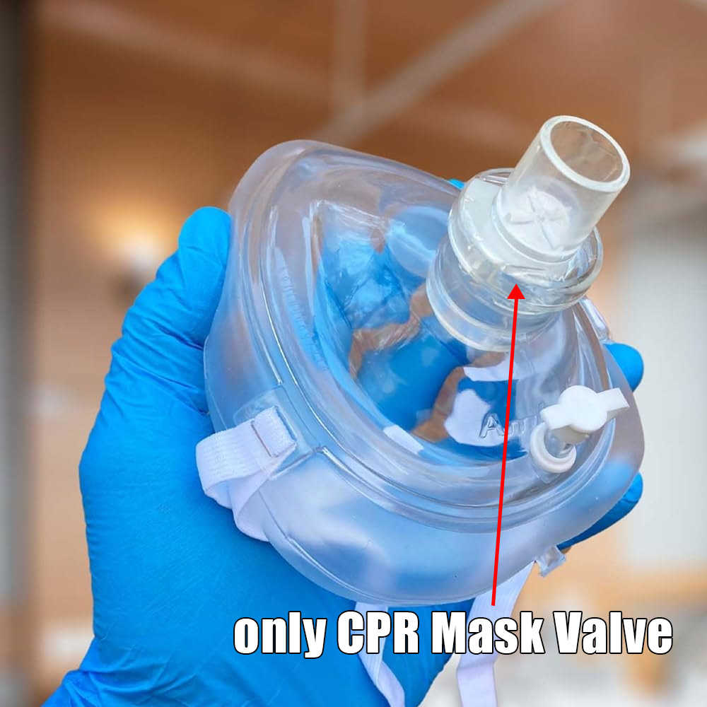 CPR Pocket Mask with One-way V - Oxygen Mask Non-Rebreather ulasan dan harga