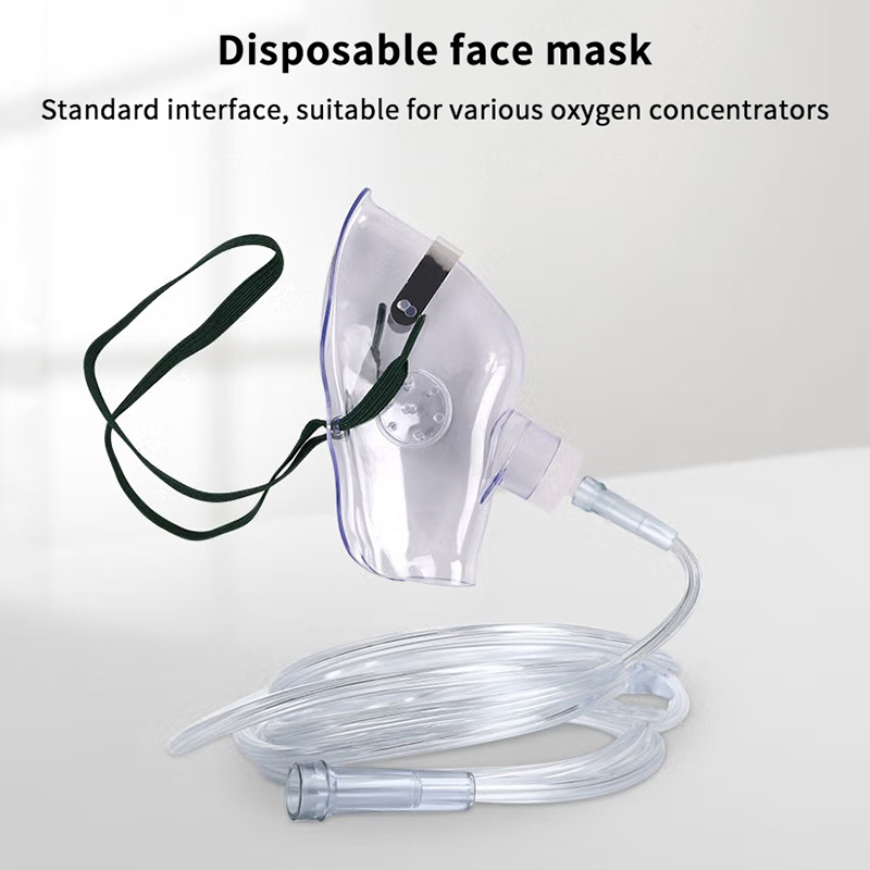 Adult Oxygen Mask With Tube Di - Oxygen Mask Non-Rebreather ulasan dan harga