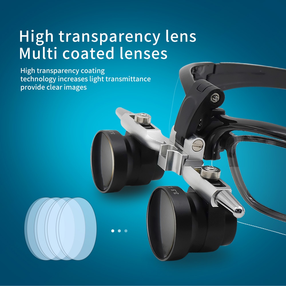 Dental Binocular Loupes 3.5X M - Led Medical Headlight ulasan dan harga