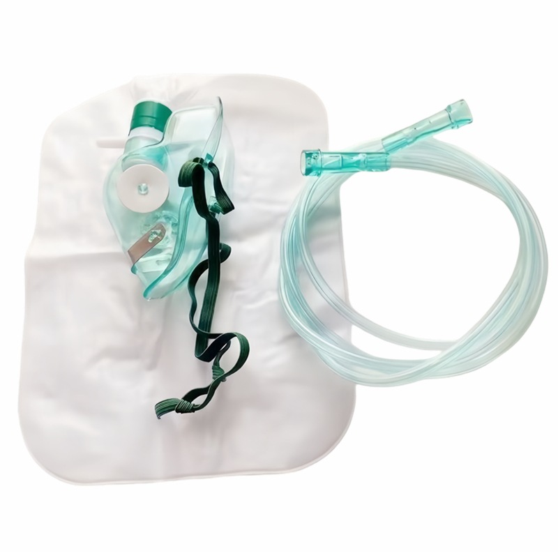 5-10Pcs Disposable Adult High  - Oxygen Mask Non-Rebreather ulasan dan harga