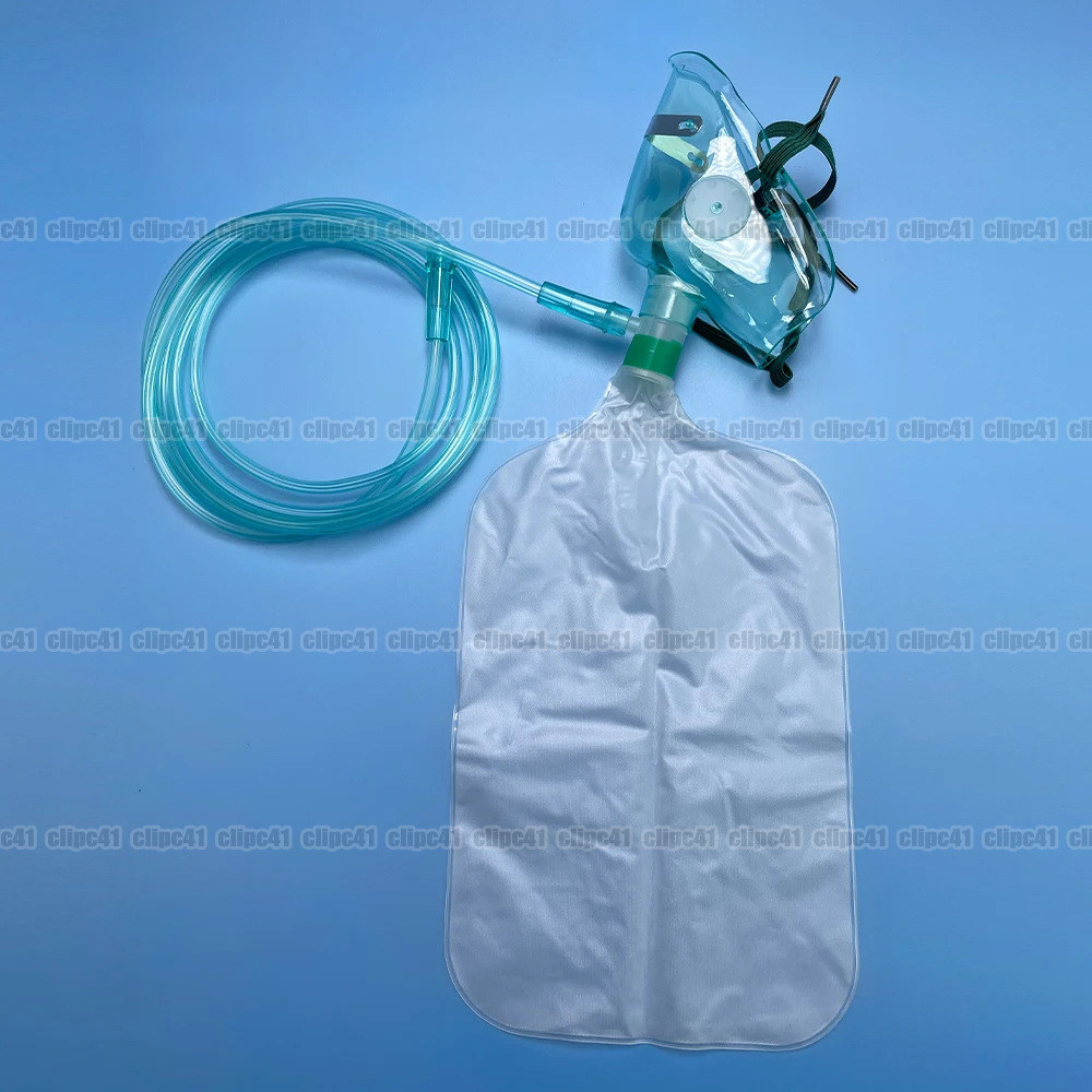 1-10Pcs Adult High Concentrati - Oxygen Mask Non-Rebreather ulasan dan harga