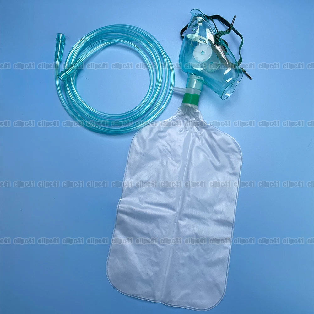 1-10Pcs Adult High Concentrati - Oxygen Mask Non-Rebreather ulasan dan harga