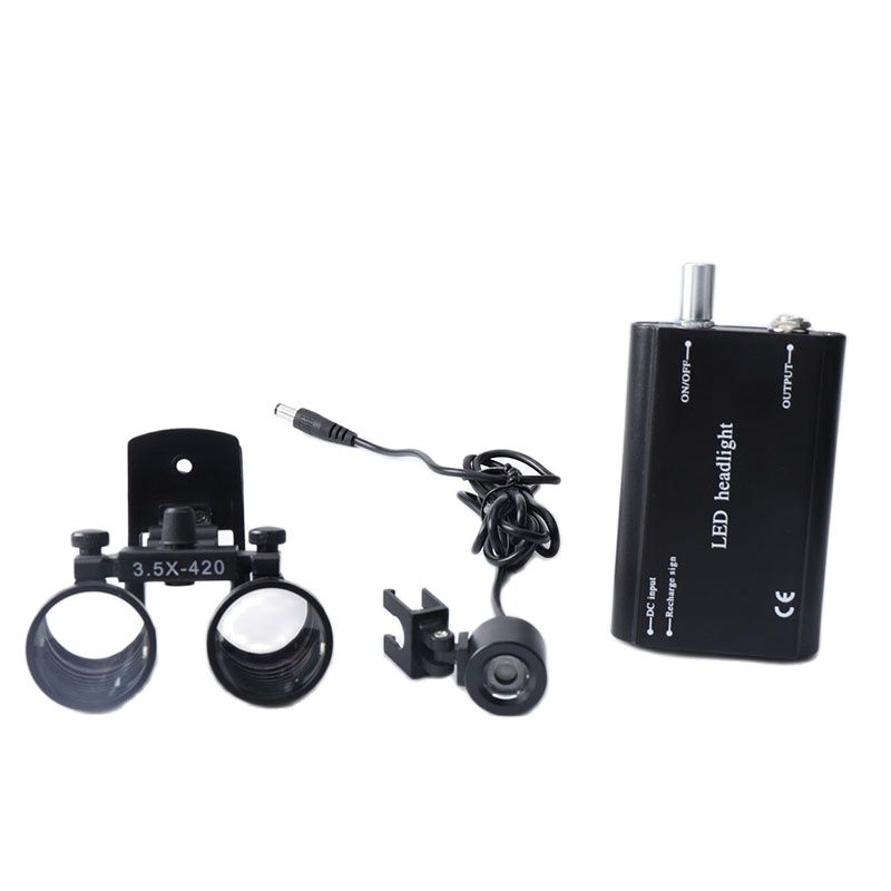 2.5X/3.5X Dental Loupes Clip B - Led Medical Headlight ulasan dan harga